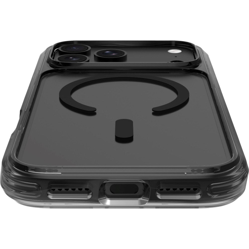 iPhone 18 Pro / 17 Pro LAUT CRYSTAL MATTER X Case - MagSafe Compatible - Black / Transparent