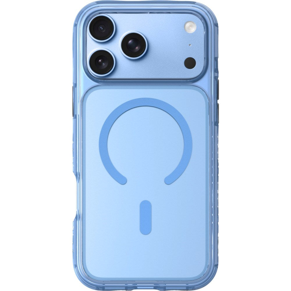 iPhone 18 Pro / 17 Pro LAUT CRYSTAL MATTER X Case - MagSafe Compatible - Blue / Transparent