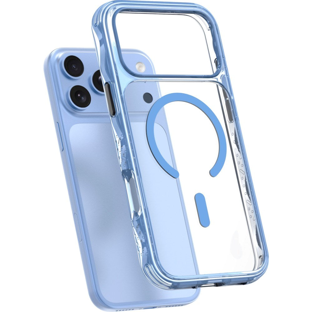 iPhone 18 Pro / 17 Pro LAUT CRYSTAL MATTER X Case - MagSafe Compatible - Blue / Transparent