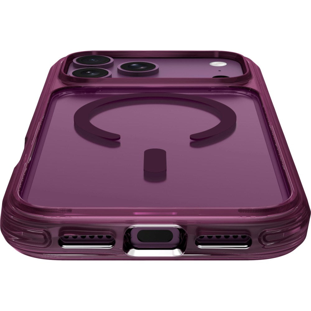 iPhone 18 Pro / 17 Pro LAUT CRYSTAL MATTER X Case - MagSafe Compatible - Purple / Transparent