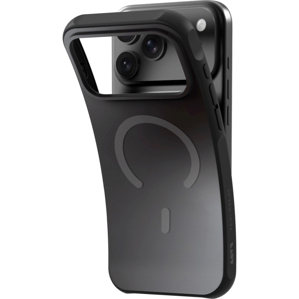iPhone 18 Pro Max / 17 Pro Max LAUT HUEX WAVE Case - MagSafe Compatible - Midnight Silver