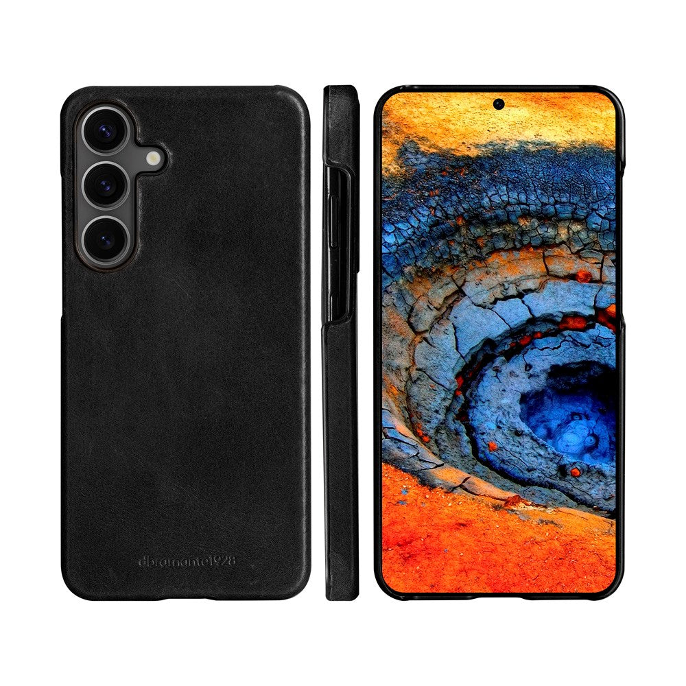 Samsung Galaxy A56 (5G) - dbramante1928 Lynge Genuine Leather 2-in-1 Flip Case - Black
