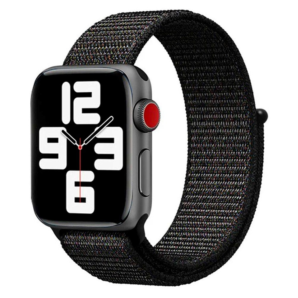 Apple Watch (42/44/SE/45/46/49mm) Lippa Nylon Strap - Black