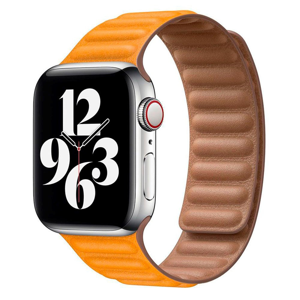 Lippa Apple Watch (42/44/SE/45/46/49mm) Magnetic Leather Strap - Light Brown