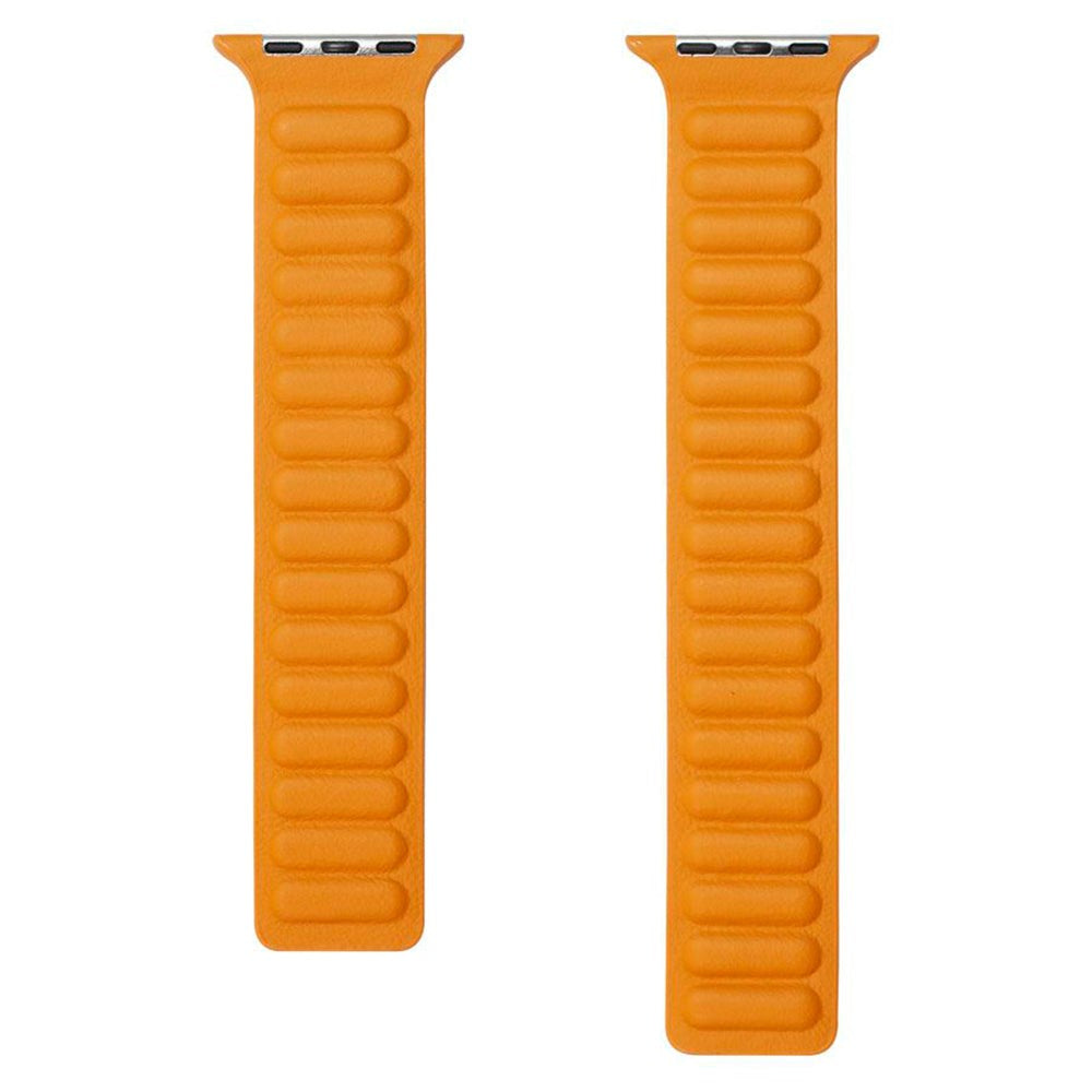 Lippa Apple Watch (42/44/SE/45/46/49mm) Magnetic Leather Strap - Light Brown