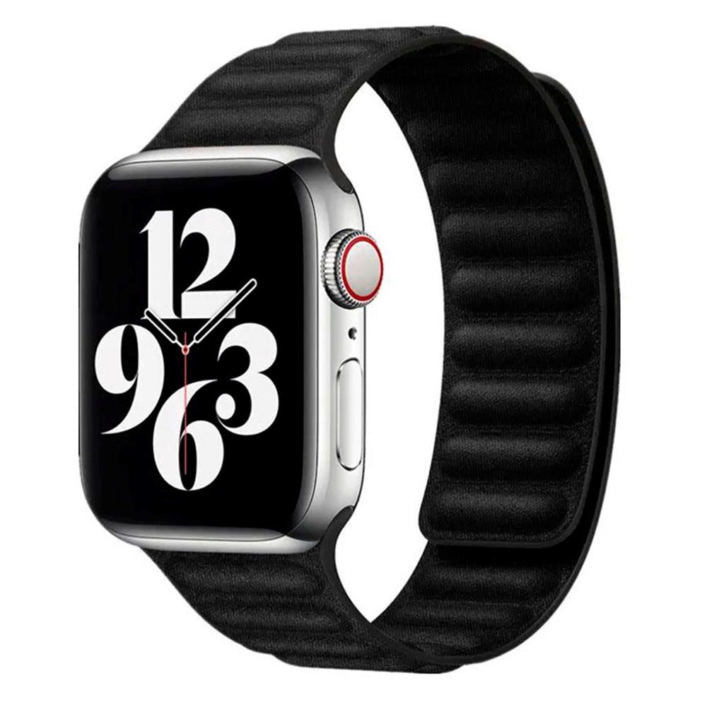 Apple Watch (42/44/SE/45/46/49mm) Magnetic Lippa Finewoven Strap - Black