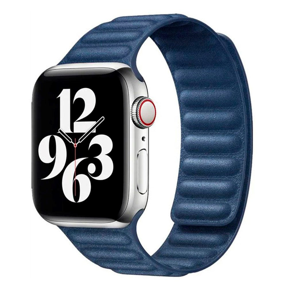 Apple Watch (42/44/SE/45/49mm) Magnetic Lippa Finewoven Strap - Blue