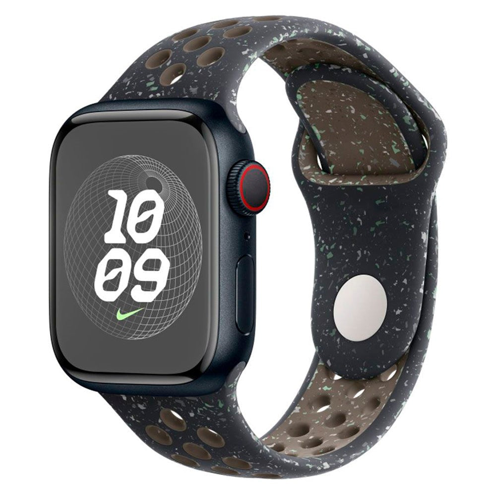Apple Watch (42/44/SE/45/46/49mm) Silicone Strap Lippa FLOUR - Black