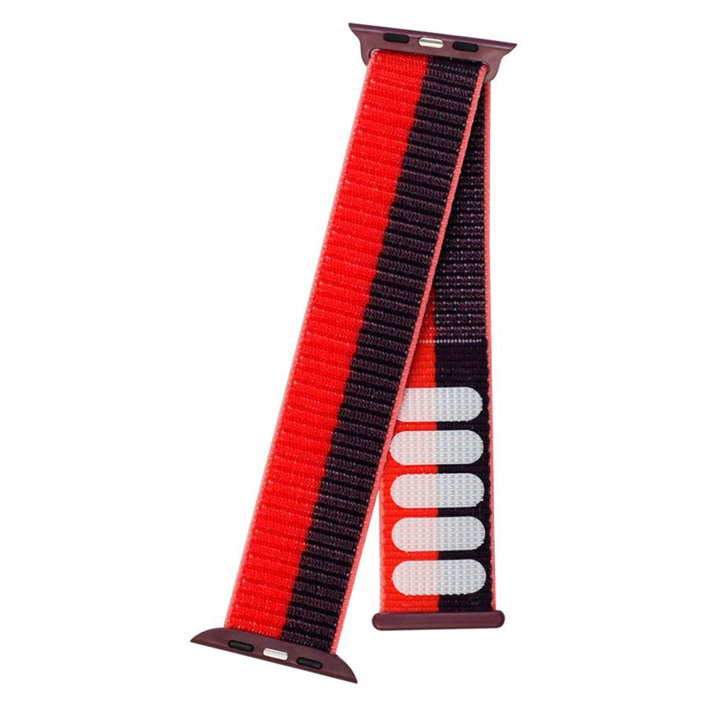 Apple Watch (42/44/SE/45/49mm) Lippa Nylon Strap - Red / Purple