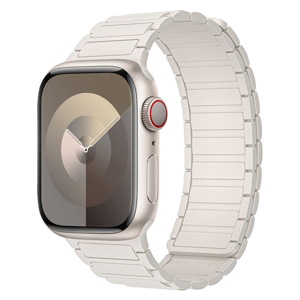 Apple Watch (38/40/41/42 mm) Lippa Magnetic Silicone Strap - White