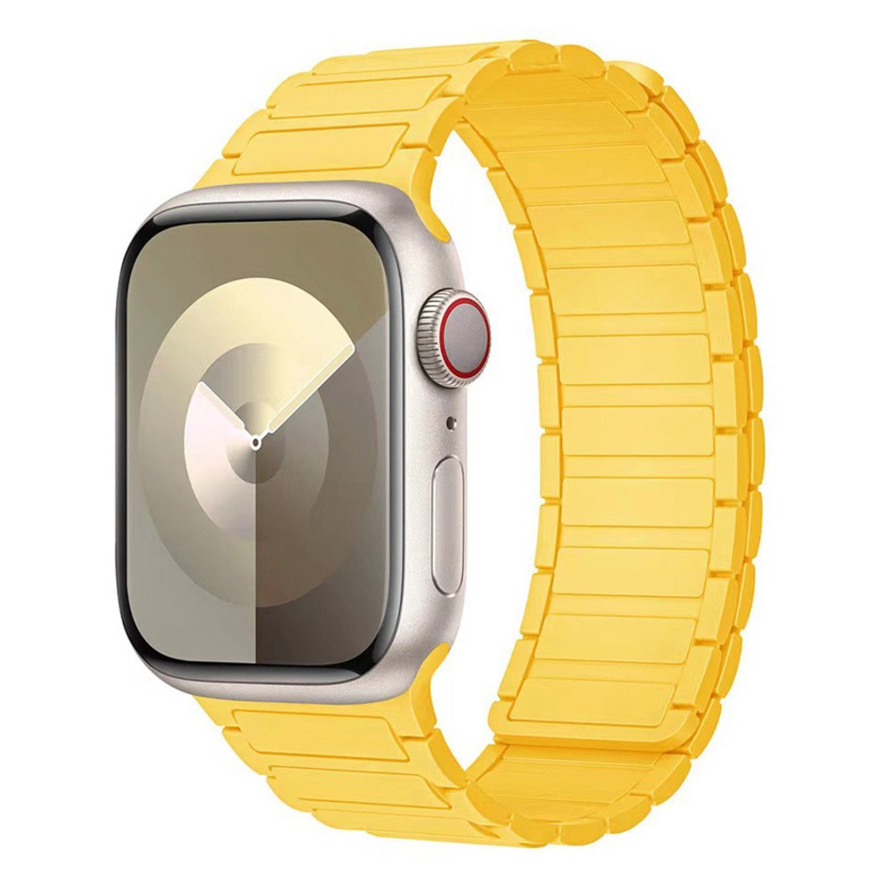 Apple Watch (38/40/41/42 mm) Lippa Magnetic Silicone Strap - Yellow