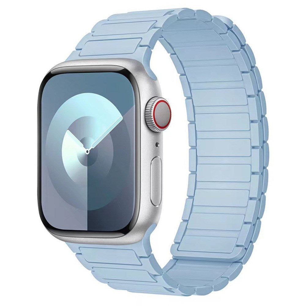 Apple Watch (38/40/41/42 mm) Lippa Magnetic Silicone Strap - Light Blue