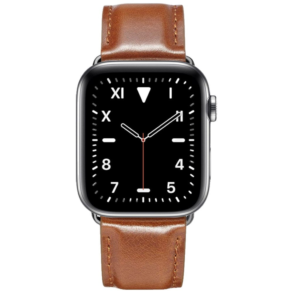 Apple Watch (42/44/45/46/49 mm) Lippa Artificial Leather Strap - Brown
