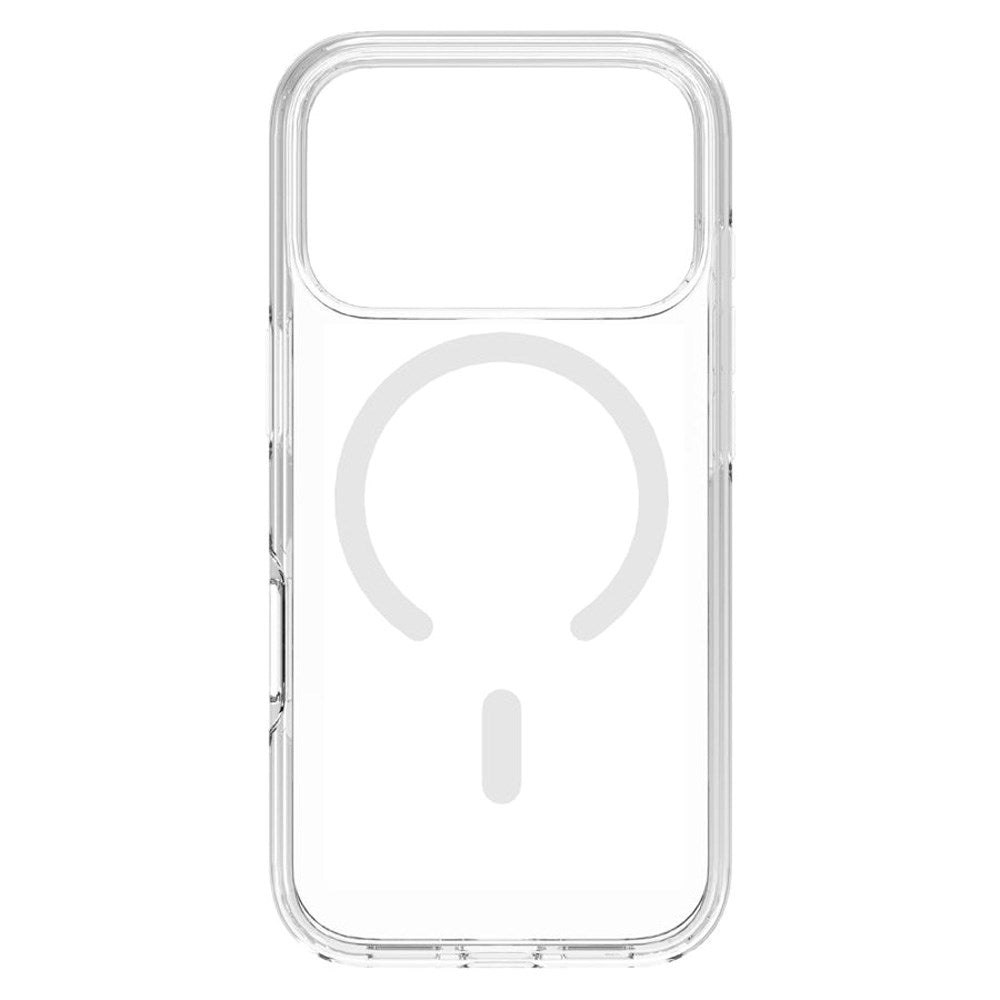 iPhone 17 Pro Lippa Hybrid Plastic Case - MagSafe Compatible - Transparent / White