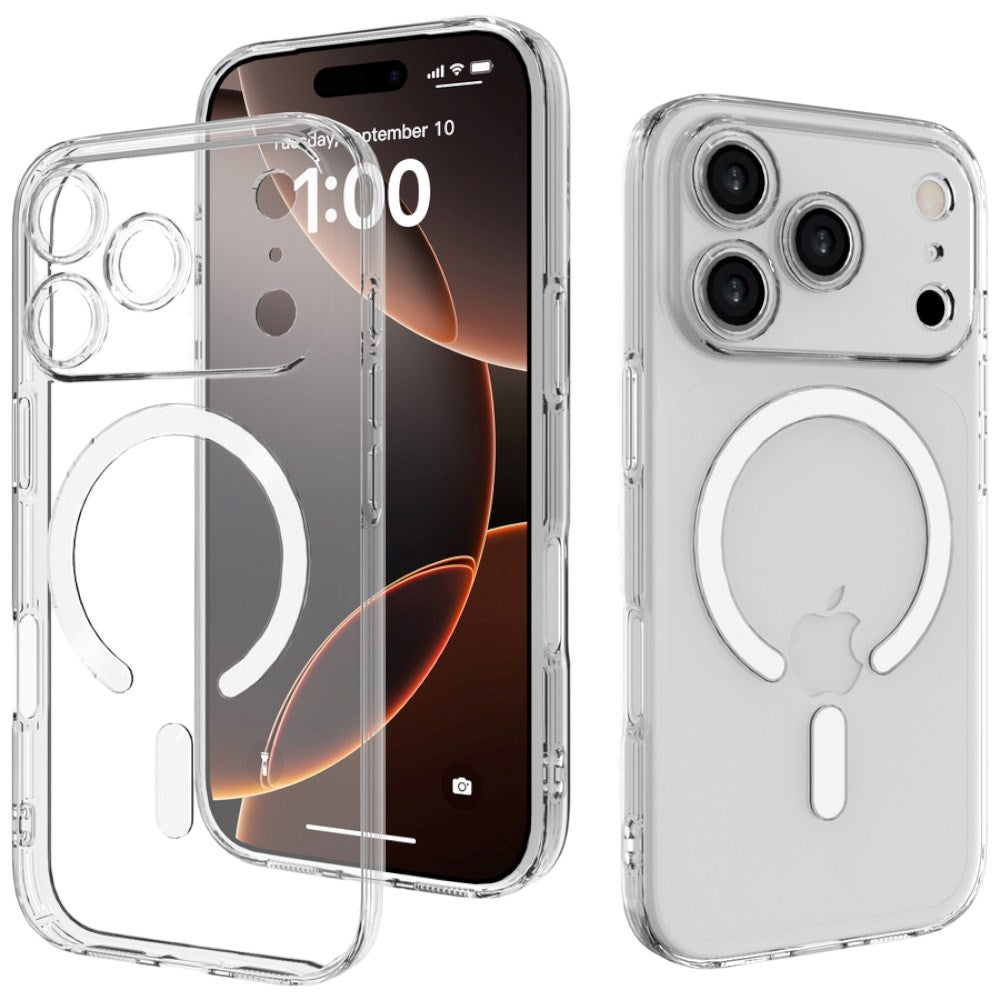iPhone 17 Pro /18 Pro Lippa Flexible Plastic Case - MagSafe Compatible - Transparent