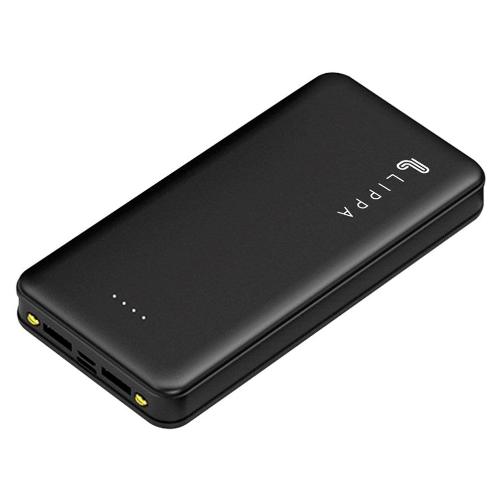 Lippa 10.5W w. USB-A Powerbank 20,000 mAh - Black