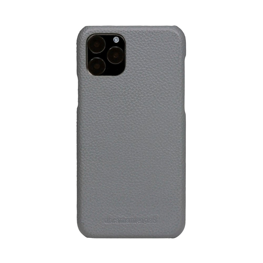 iPhone 11 Pro dbramante1928 Lynge 2-in-1 Genuine Leather Flip Case - Pebbled Grey