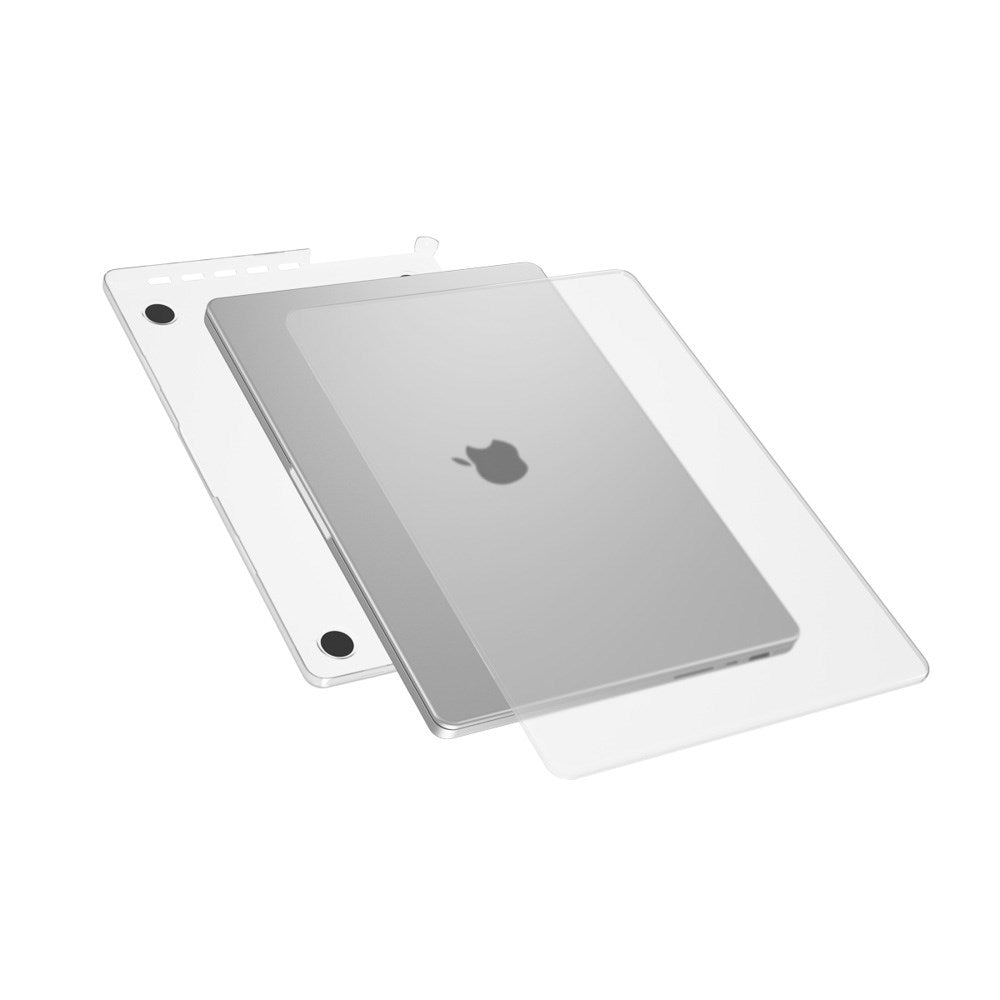 MacBook Pro 14" M5 / M4 / M3 / M2 / M1 (2025 / 2021) Epico Slim Shell - Matt Transparent