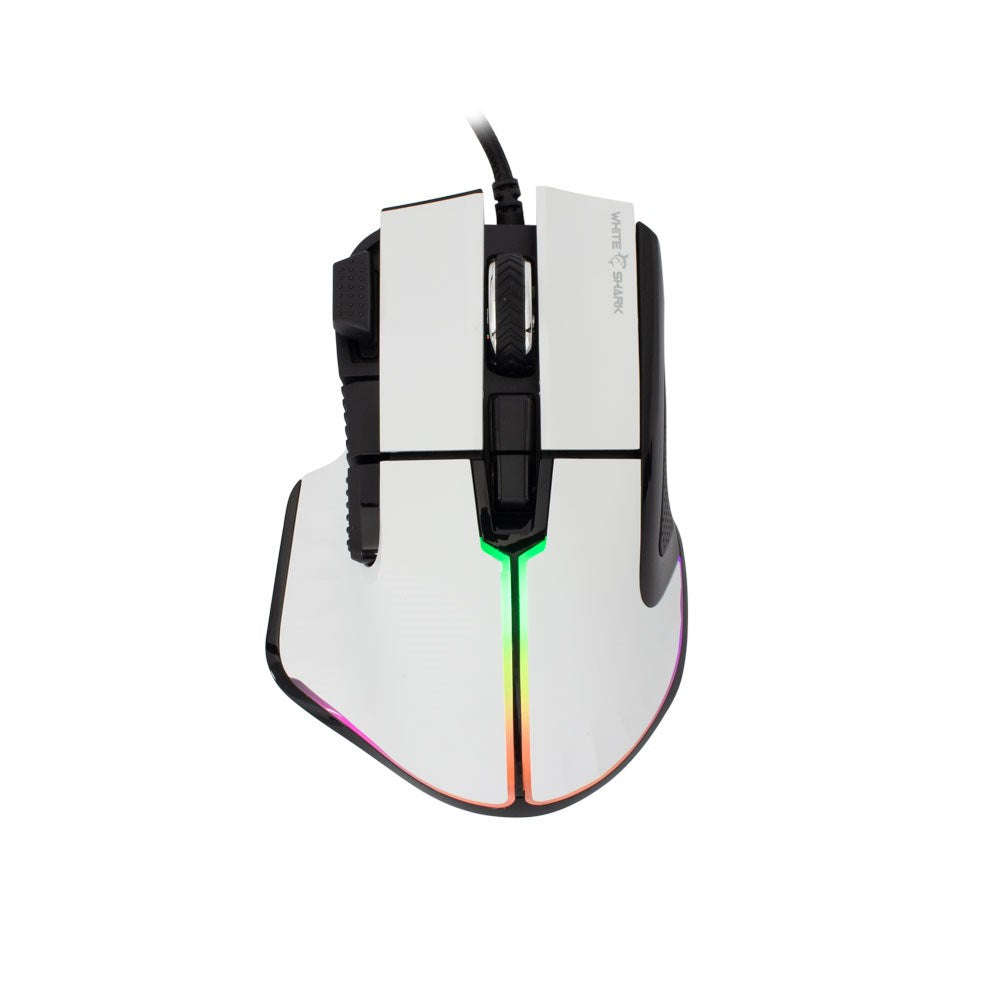 White Shark MARROK Gaming Mouse - 9D / 12000 DPI - White