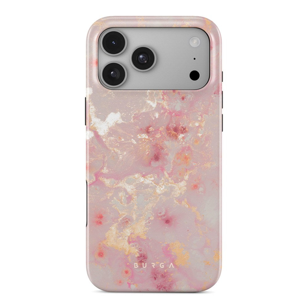 iPhone 18 Pro Burga Tough Fashion Case - MagSafe Compatible - Golden Coral