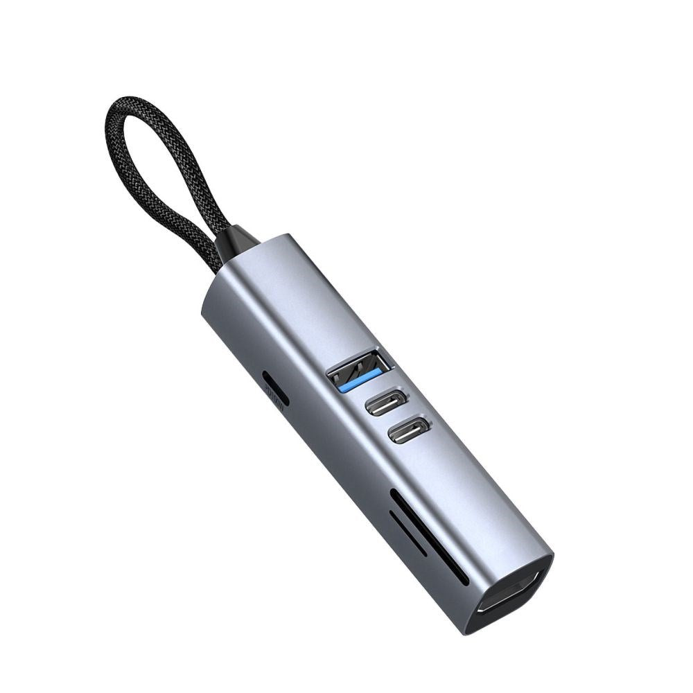 Mobile Origin 7-in-1 USB-C Hub - USB-A / USB-C / HDMI / TF & SD Card - Grey