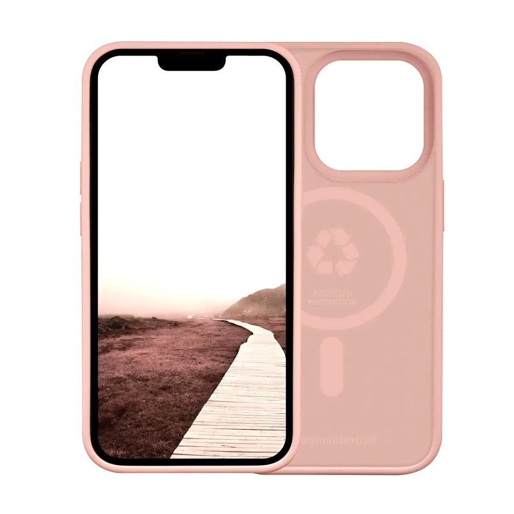 dbramante1928 iPhone 14 Pro Pro Monaco Case - 100% Recycled Plastic - Pink Sand