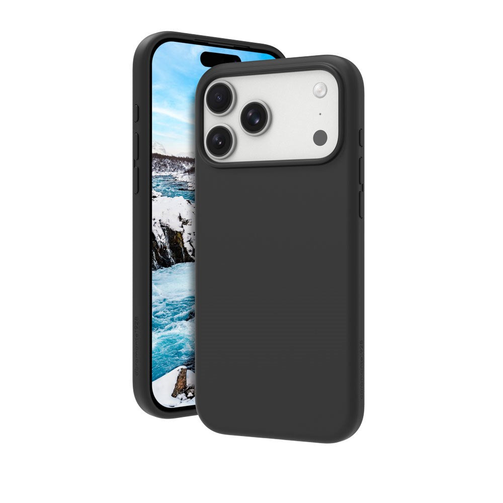 iPhone 18 Pro / 17 Pro dbramante1928 Monaco Silicone Case - MagSafe Compatible - Black