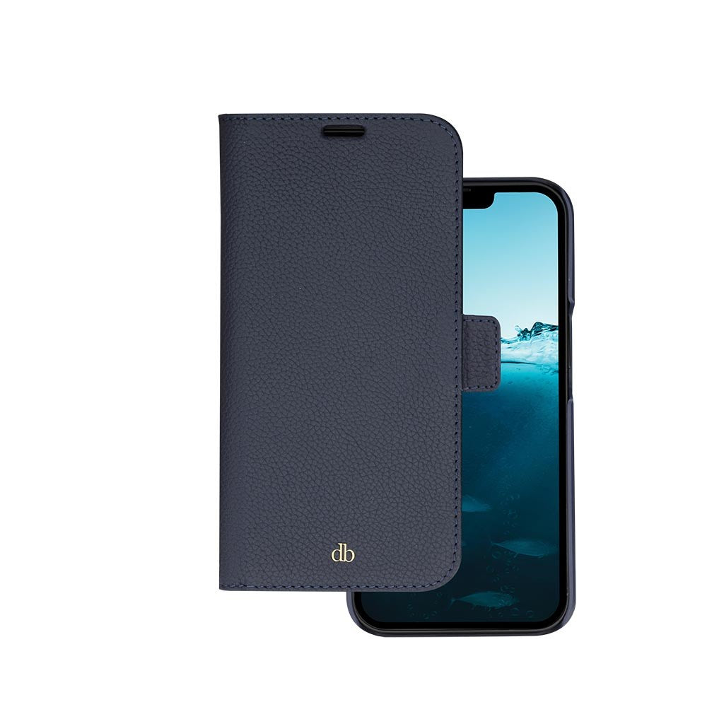 Dbramante1928 iPhone 14 New York 2-in-1 Leather Flip Case - Blue