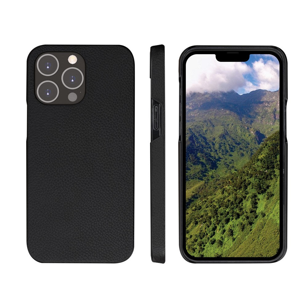 iPhone 14 Pro Max dbramante1928 New York 2-in-1 Genuine Leather Flip Case - Night Black