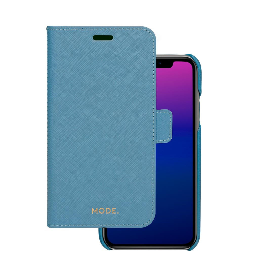 Dbramante1928 iPhone 11 New York 2-in-1 Leather Flip Case - Blue