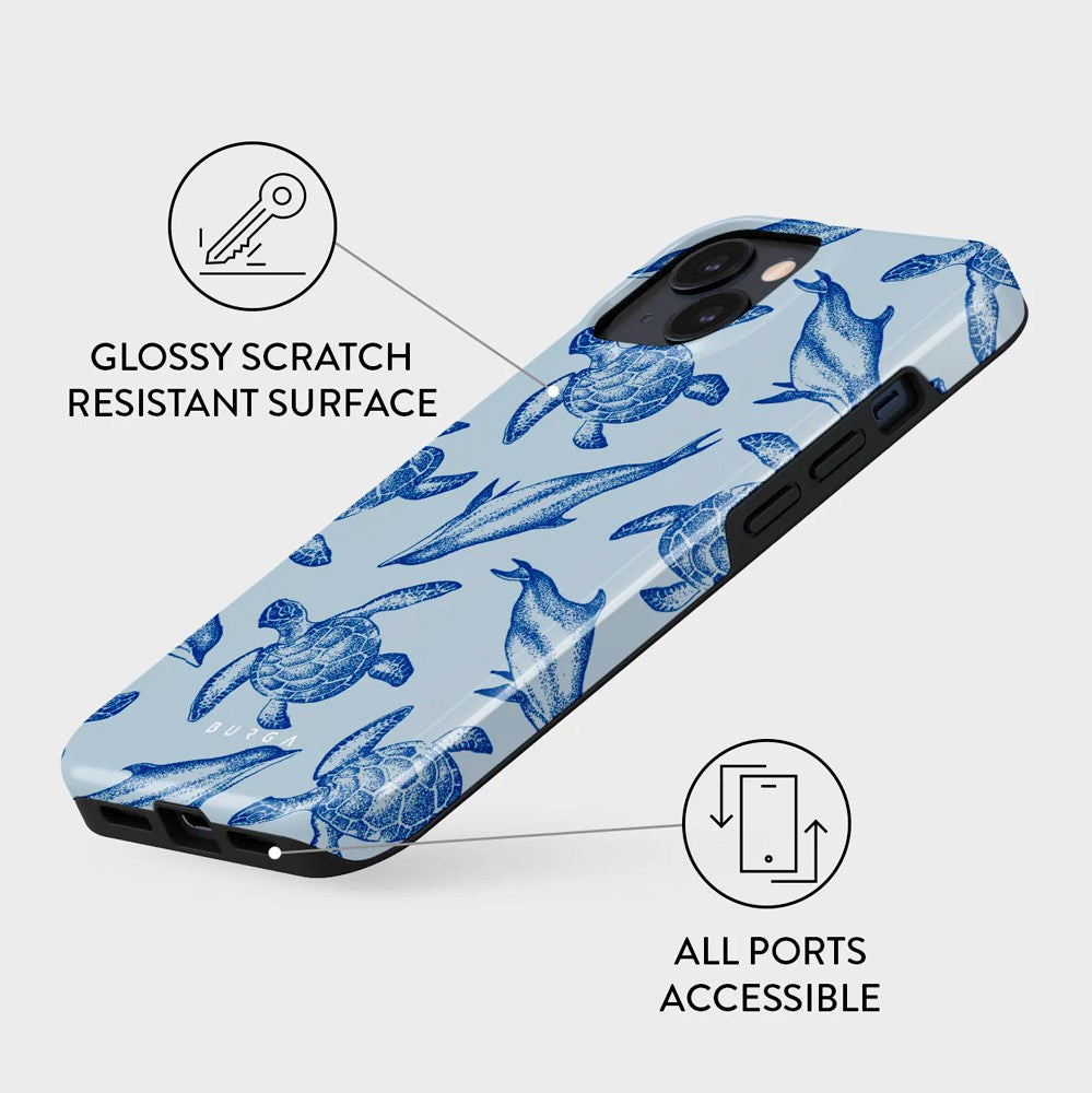 iPhone 13 Burga Tough Fashion Case - MagSafe Compatible - Aquatic Dance