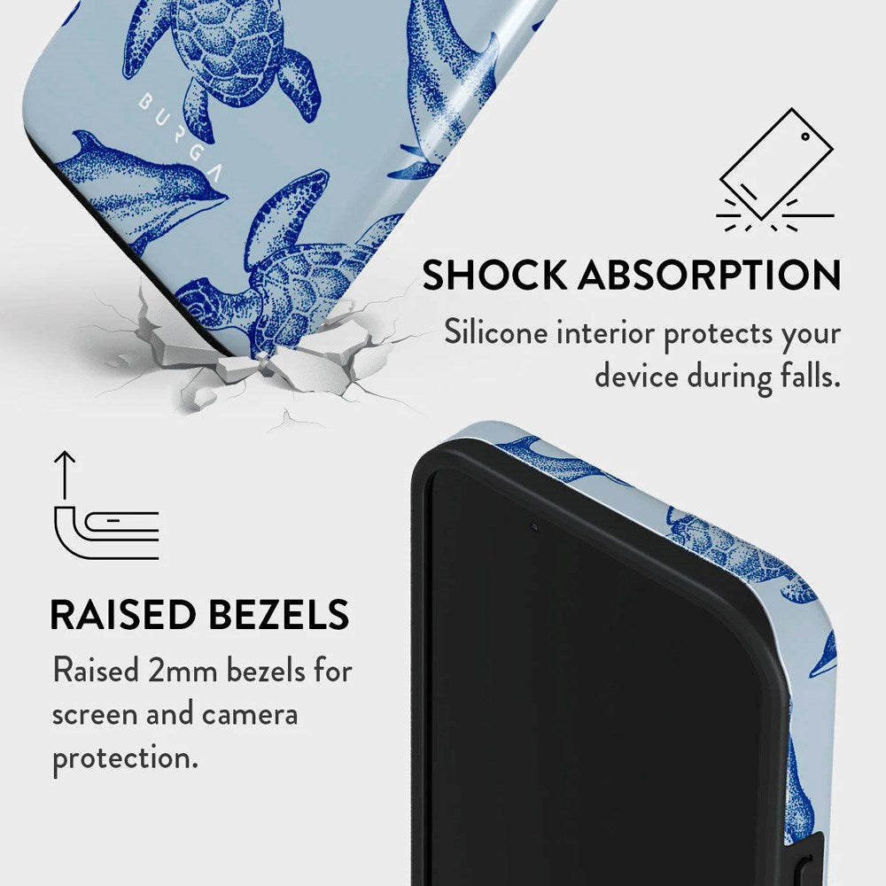 iPhone 13 Burga Tough Fashion Case - MagSafe Compatible - Aquatic Dance