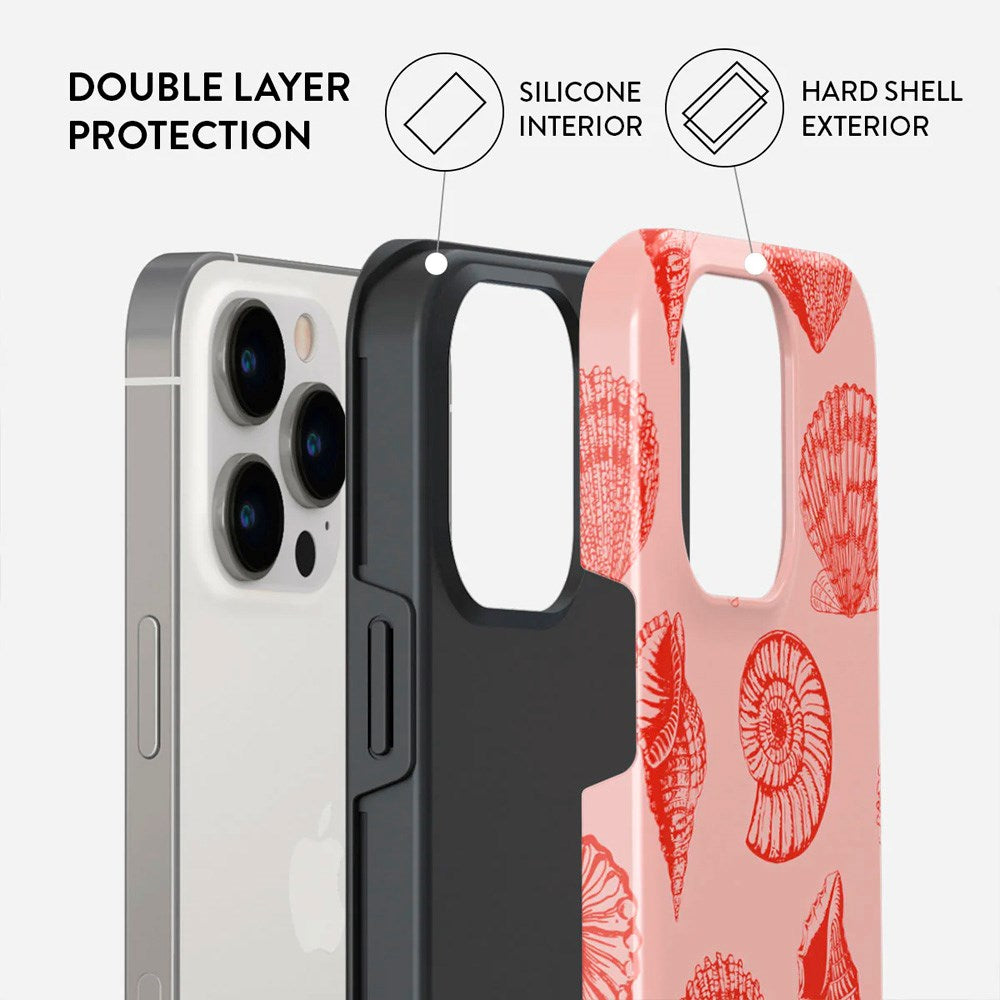 iPhone 13 Pro Burga Tough Fashion Case - MagSafe Compatible - Coastal Treasure