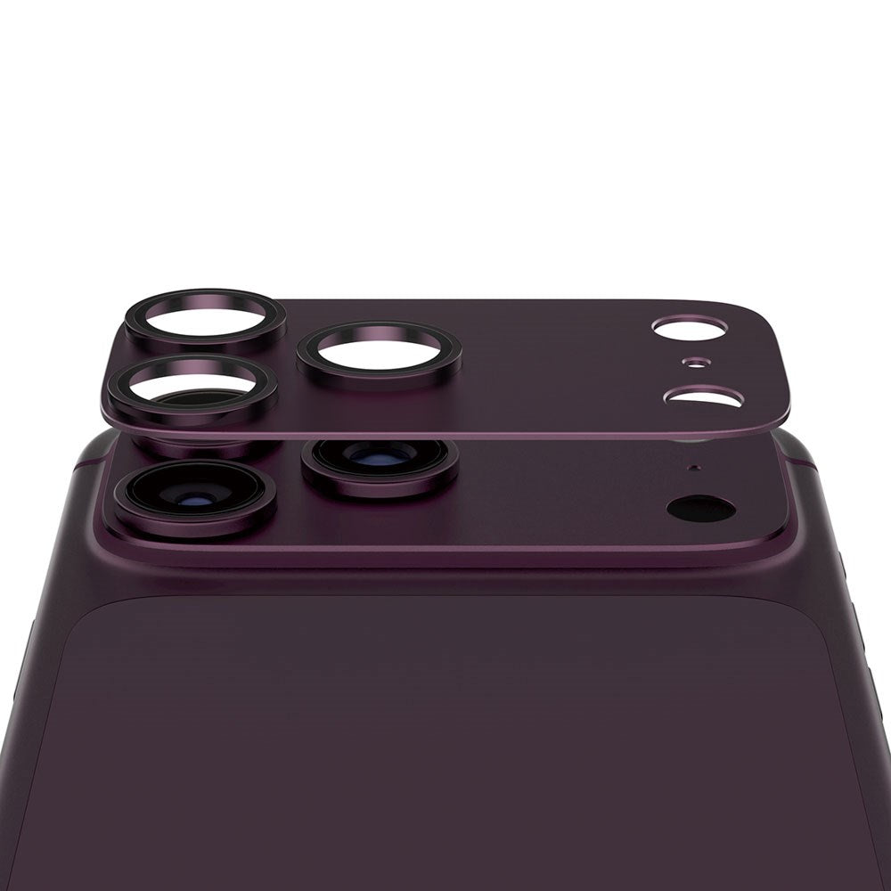 iPhone 18 Pro Max PanzerGlass FENDER Camera Lens Protection - Dark Cherry