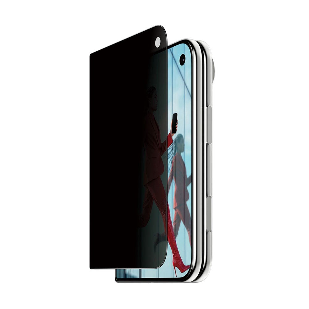 iPhone Duo PanzerGlass Ultra Wide Fit Screen Protector Glass with FastFit In-A-Box - Privacy - Transparent