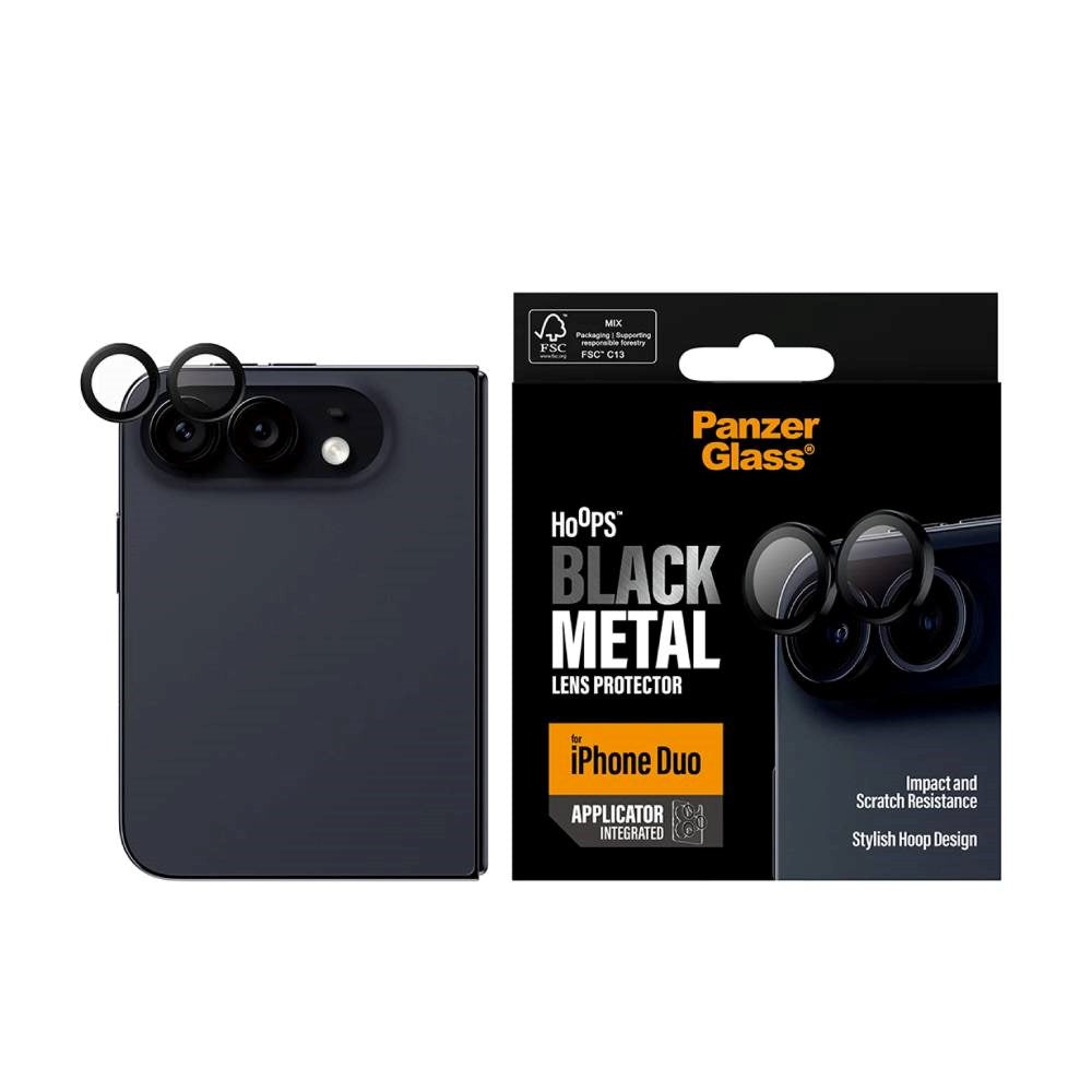 iPhone Duo PanzerGlass Hoops - Camera Protection - Black