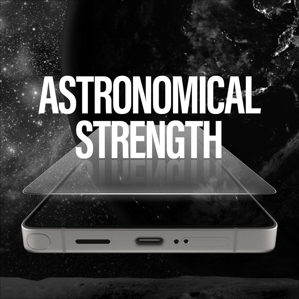 PanzerGlass Samsung Galaxy S25 Ultra - Ultra-Wide Fit Ceramic Screen Protector Glass - Transparent