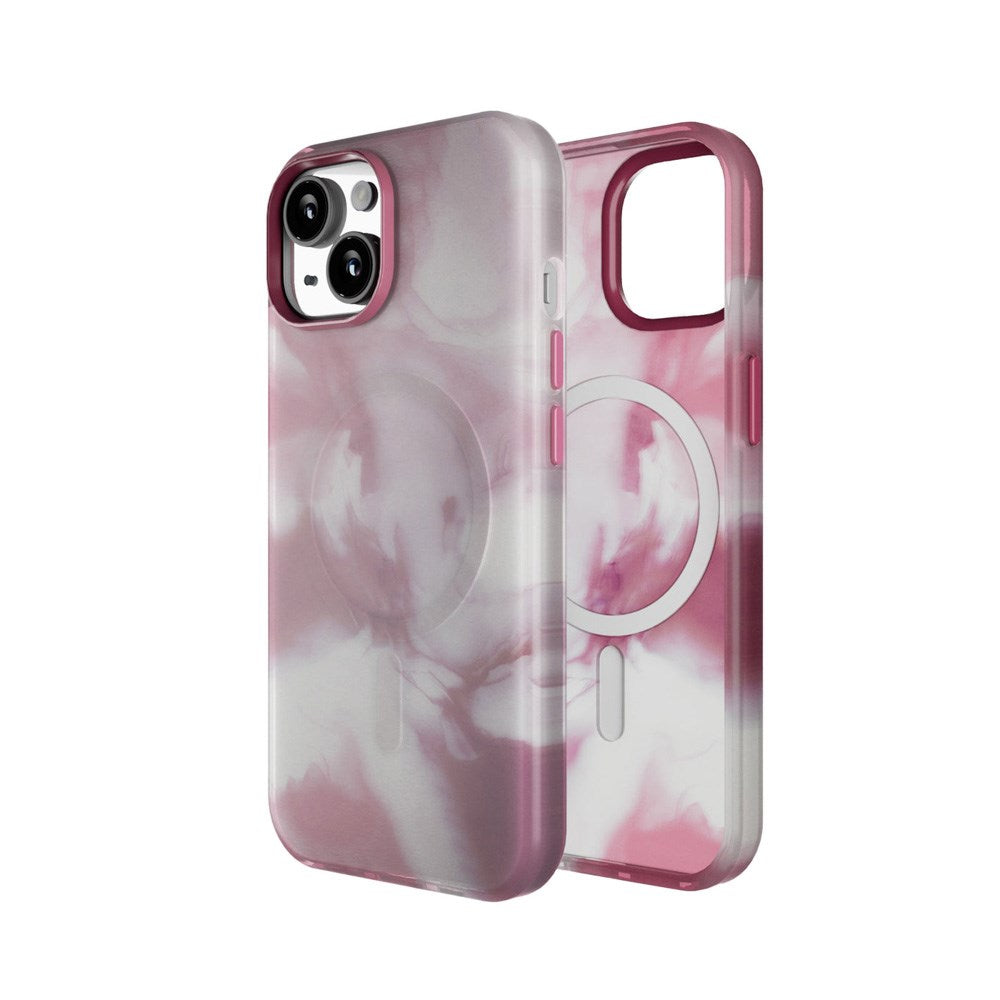 iPhone 15 Puro AQUA Flexible Plastic Case - MagSafe Compatible - Pink