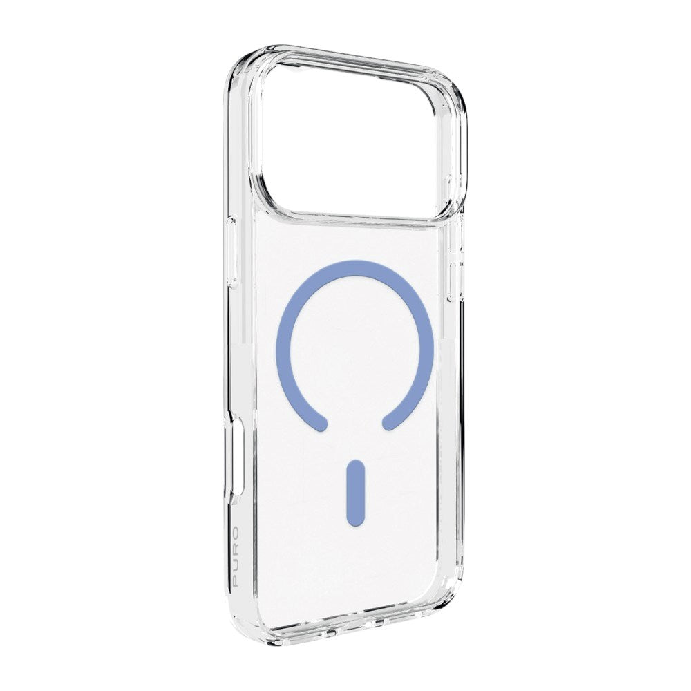 iPhone 18 Pro PURO LITE MAG Hybrid Case - MagSafe Compatible - Transparent / Light Purple