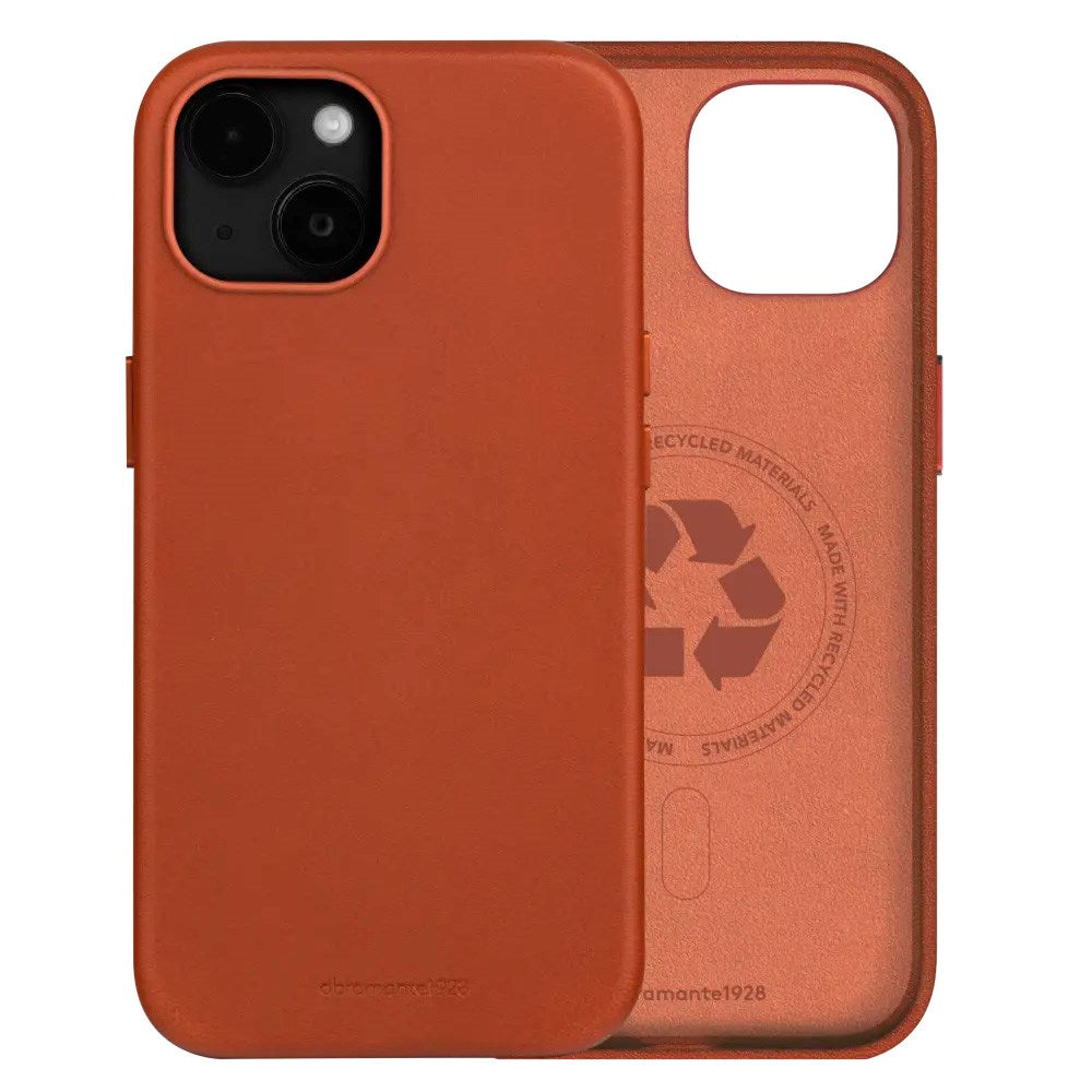 dbramante1928 iPhone 16e / 15 / 14 / 13 Roskilde Case - 100% Recycled Plastic - MagSafe Compatible - Tan
