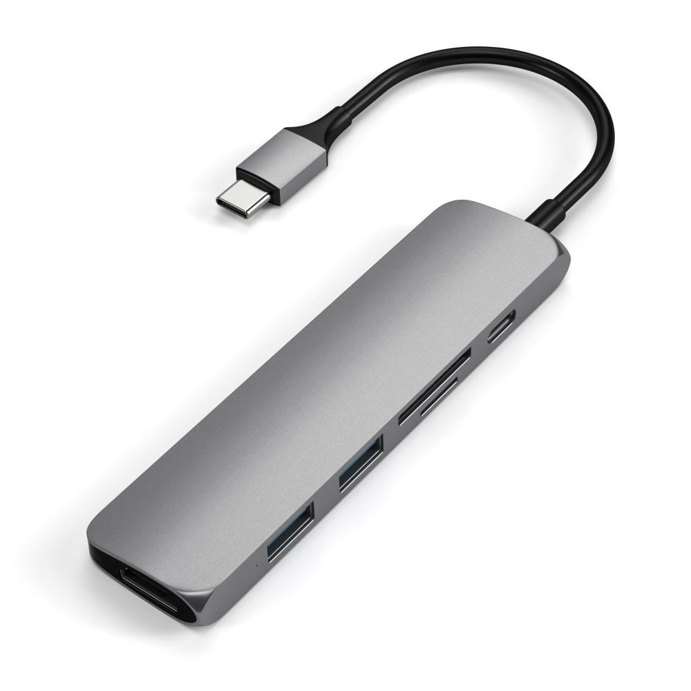 Satechi Slim USB-C Multiport Adapter V2 - Space Grey