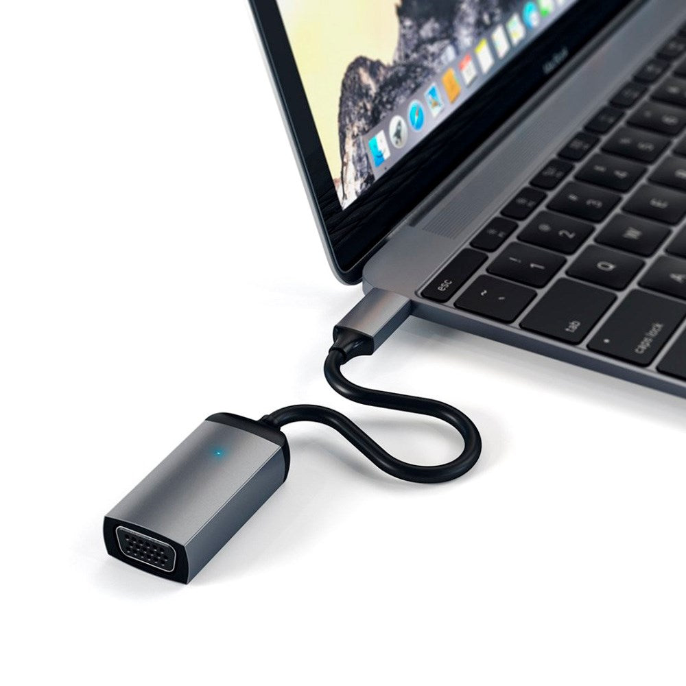 Satechi USB-C to VGA adapter - Space Grey