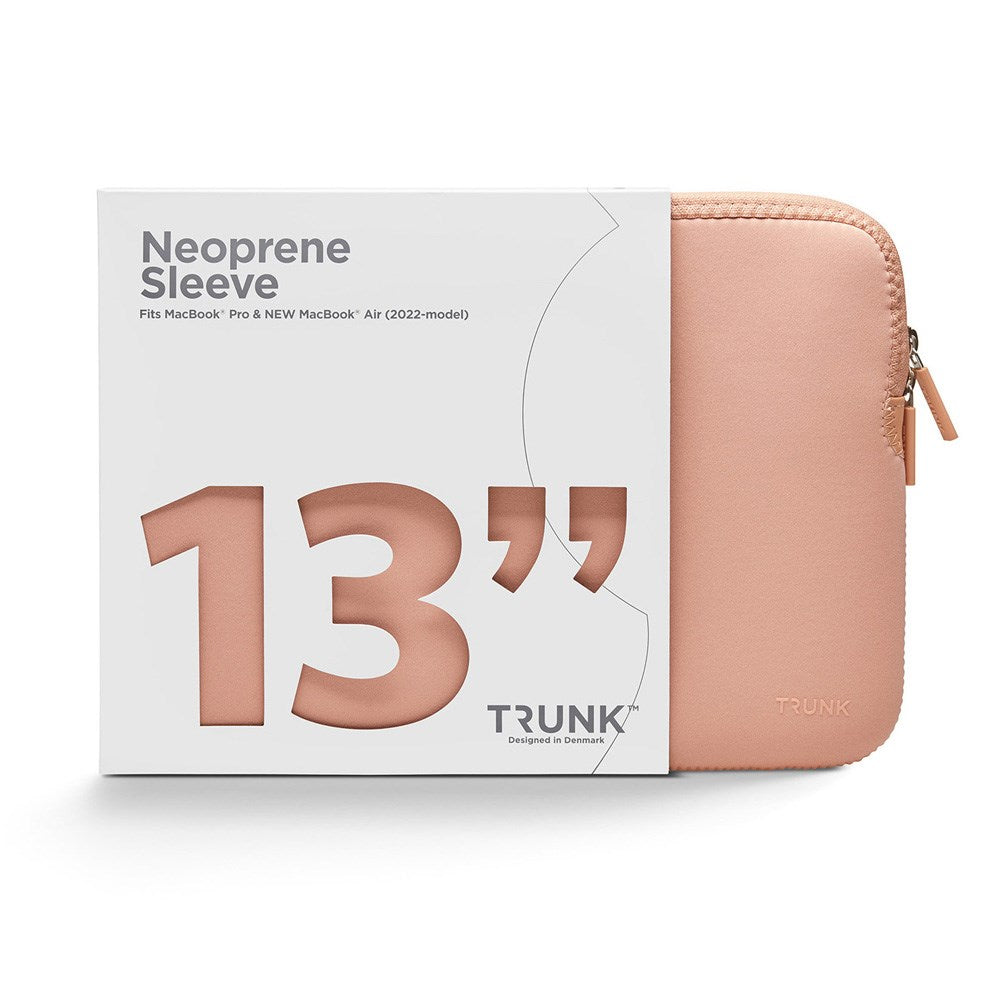 Trunk Neoprene Sleeve for MacBook 13" (30.5 x 21.5 x 1.5 cm) - Coral Pearl