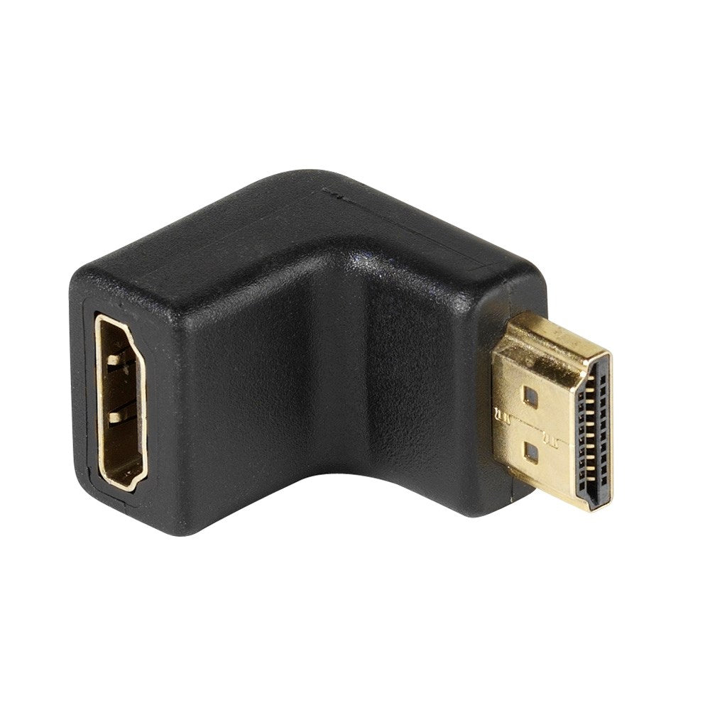 Vivanco HDMI Adapter (Female to Male) with 90° Angle - Black