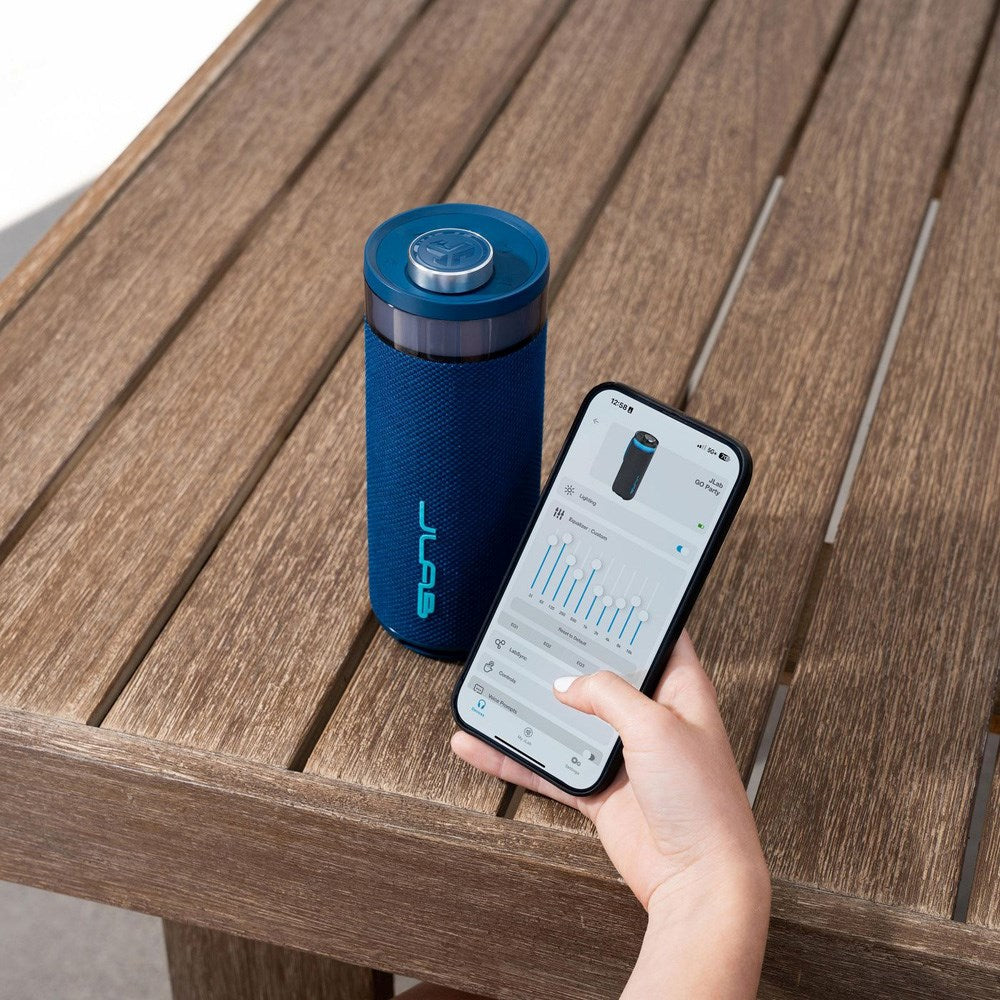 JLab Go Bluetooth Speaker with Light - Blue