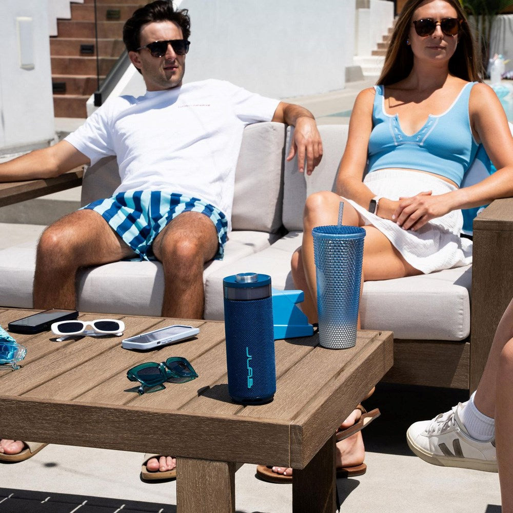 JLab Go Bluetooth Speaker with Light - Blue