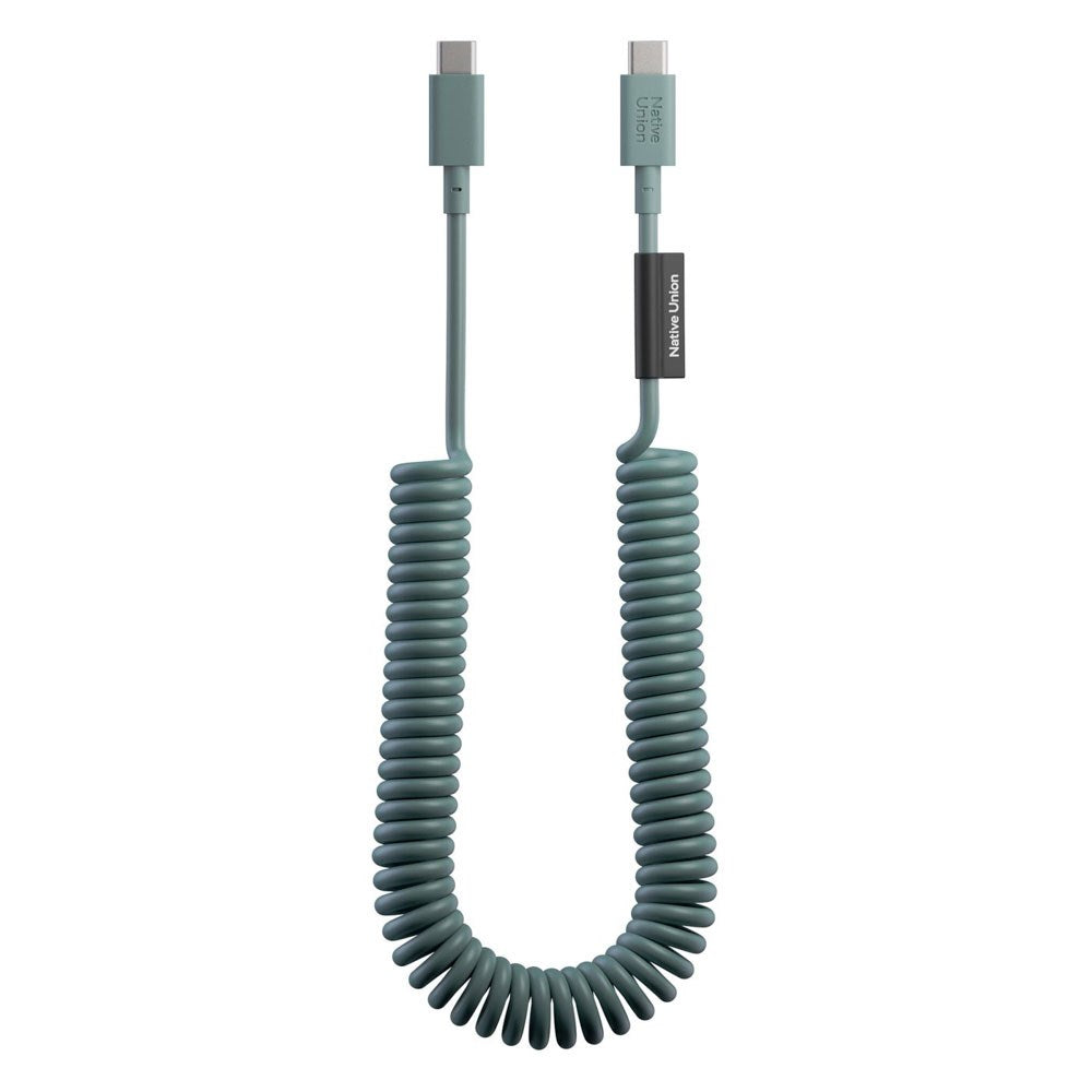 Native Union Pop 60W USB-C to USB-C Cable - 2.4m - Slate Green
