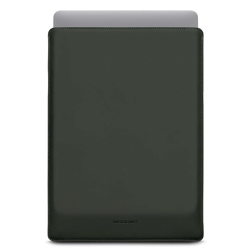 Woolnut Coated PU Leather Sleeve for MacBook / Laptop (325 x 230mm) - Green