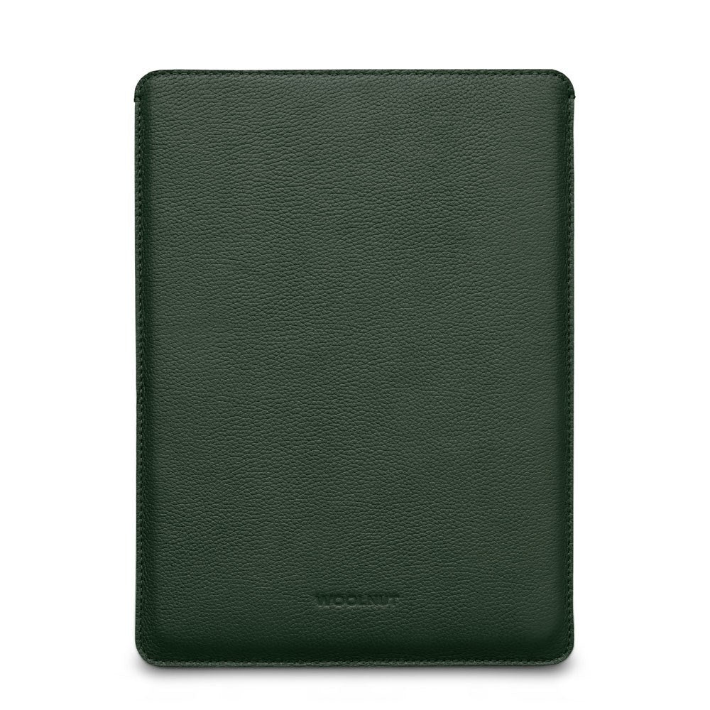 MacBook Pro 14" M5 / M4 / M3 / M2 / M1 (2025 / 2021) Genuine Leather Folio Sleeve - 24.5 x 33 cm - Green