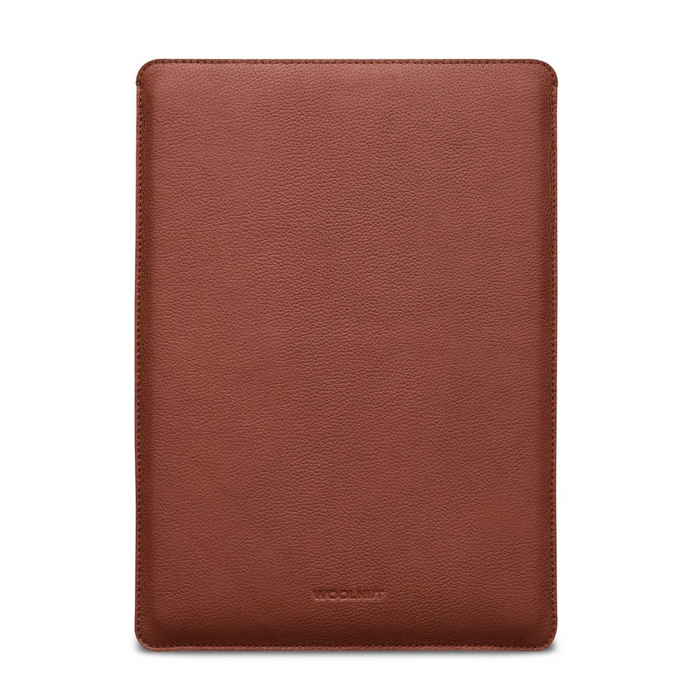 MacBook Pro 16" M4 / M3 / M2 / M1 (2024 - 2021) Genuine Leather Folio Sleeve - 27.5 x 37.5 cm - Brown